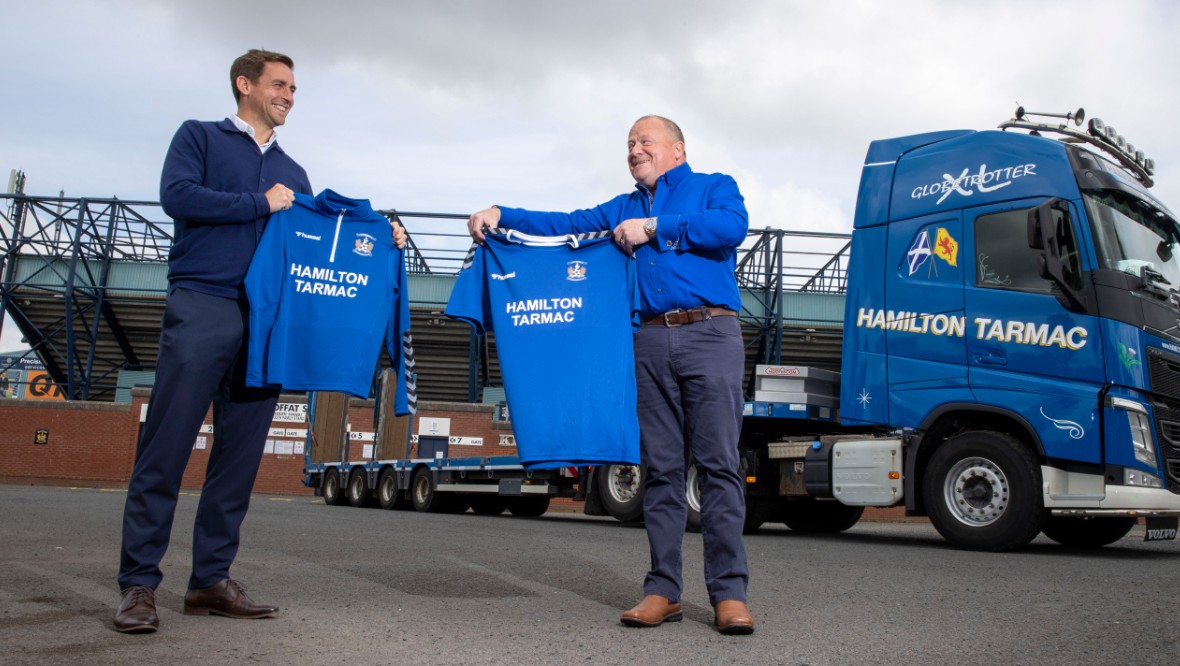 Hamilton Tarmac named training wear partner - Kilmarnock FC