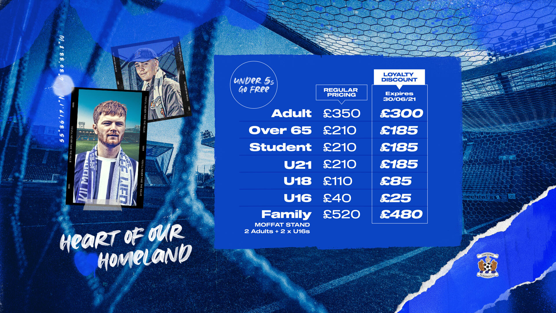 2022/23 Half-Season Tickets now on Sale! - Kilmarnock FC