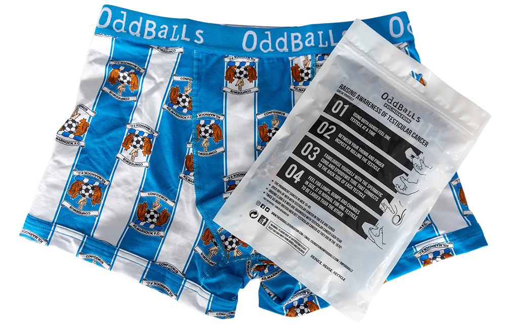 New range of Burnley FC's Oddballs underwear