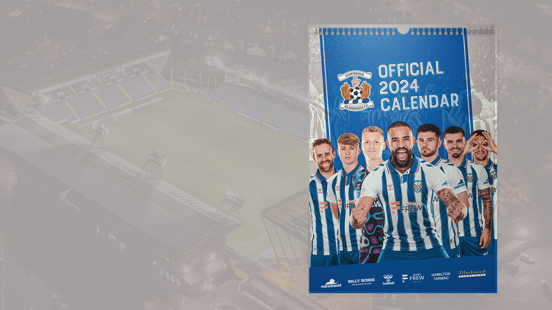 Meet The Team at Our Annual Calendar Signing Kilmarnock FC